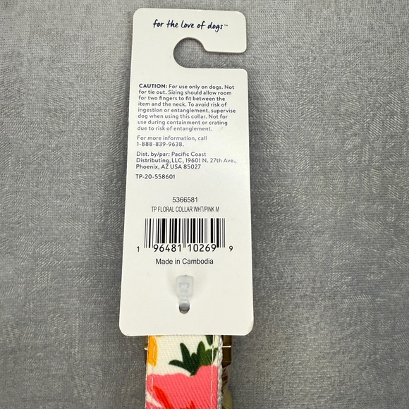 Dog Collar, Floral Design, Size Medium — Top Paw - Picture 8 of 14